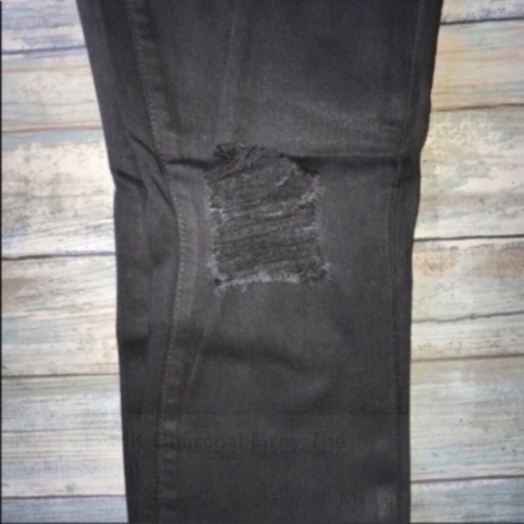 NWT 7 For All Mankind Charcoal Grey The Ankle Skinny - Picture 9 of 9